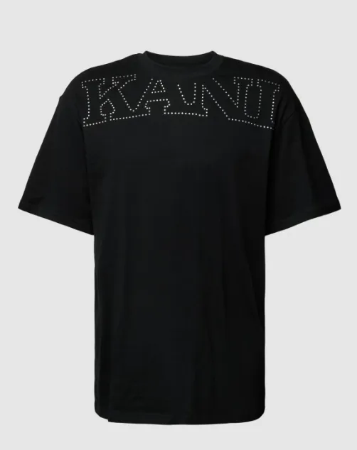 karl kani  camiseta logo negro